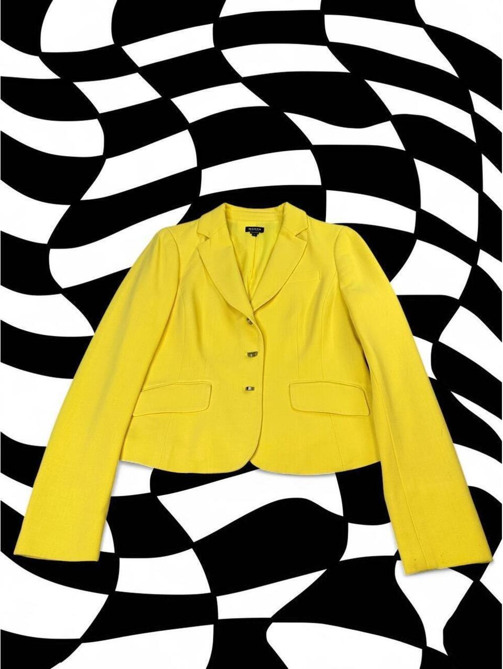 Worth New York Yellow Blazer